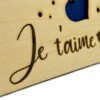 Carte en bois personnalisable